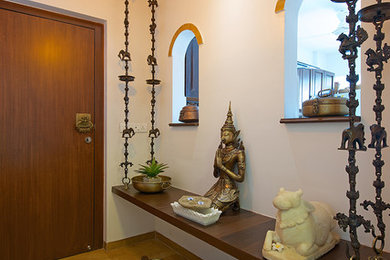 Example of a zen entryway design in Mumbai