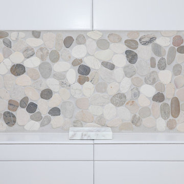 Master Bath with Stunning Tile Work