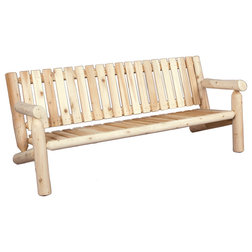 Rustic Outdoor Benches by Outdoor Patio Supply