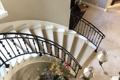 Hardwood stair transformation