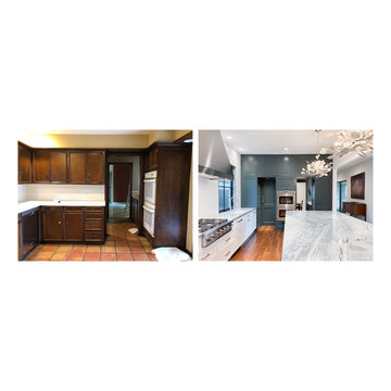 Oven Wall Before and After