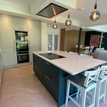 Light Grey and Marine Kitchen