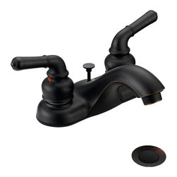 Designers Impressions - Designers Impressions 652369 Oil Rubbed Bronze Lavatory Vanity Faucet - Bathroom Faucets And Showerheads