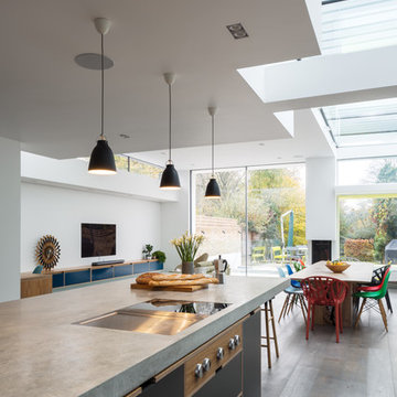 West London Kitchen and Living Room