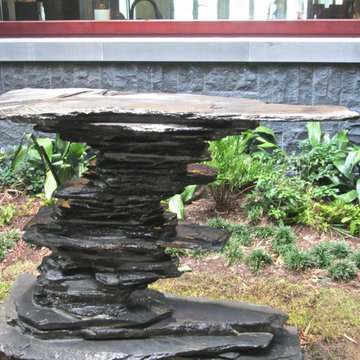 The stone Bonsai table