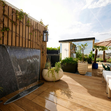 Aménagement d'un toit terrasse à Neuilly sur Seine