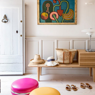 Entrée maison de plage
