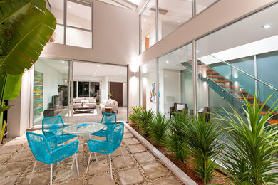 Photo of a contemporary patio in Sydney.