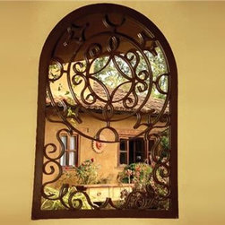 Decorative Wrought Iron Mirror Frame - Wall Mirrors