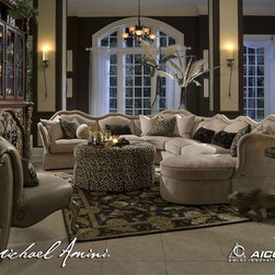 AICO Furniture - Toledo Sectional - FS-TLEDO-STN-00-Sec - Fabric