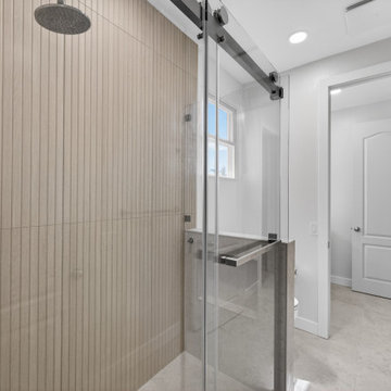 Upscale Bathroom with Glass Shower