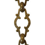 RCH Hardware - RCH Hardware Brass Vintage Chandelier Chain, Various Finishes, Antique Brass, U55 - Chain price for 1' and this product will be supplied as a continuous length if possible.