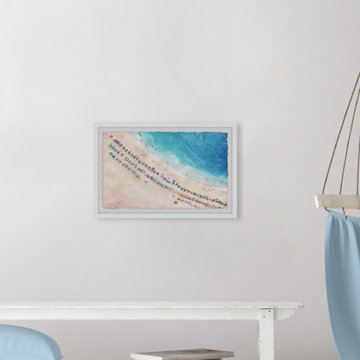 "Perfect Vacation" Framed Painting Print