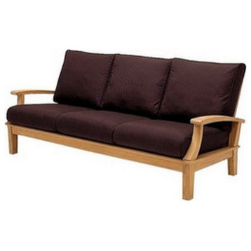 2-Piece Somer: Sofa, Sofa Lounge Arm Chair, With Natural Sunbrella Cushion