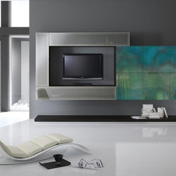 Modern Art Decorated Wall Unit Spar Carnevali 2 - $7,450.00 - Products