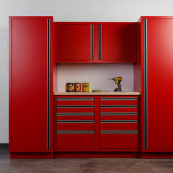Custom Garage Cabinets by Challenger Designs, LLC - Garage And Tool Storage