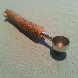 ADK Kitchen Series, Handmade, Rustic, Twig Handled Coffee Scoop - Measuring Spoons