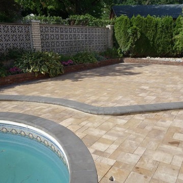 Pool Surround and Paver Patio - Custom Paver Patio
