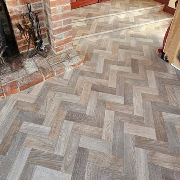 Furlong Flooring Essentials Catmore vinyl in a modern living area.