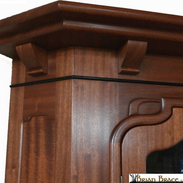 Greene and Greene Style Corner Cabinet