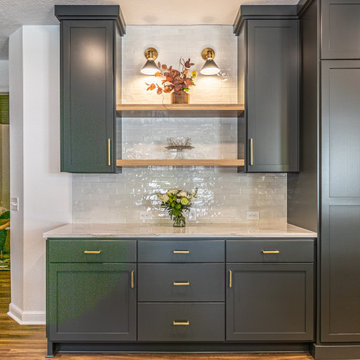 Modern Transitional Kitchen with Hidden Storage Solutions