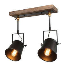 50 Most Por Track Lighting For 2018 Houzz Funnelye Inc Wood Close To Ceiling Track Lighting Spotlights 2 Light