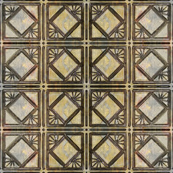 0603 Aluminum Ceiling Tile - Rainbow Light & Dark Slate - Ceiling Tile