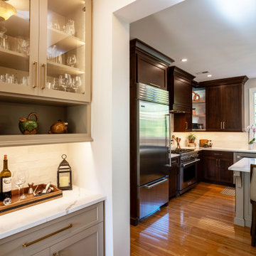 Open & Elegant Sellersville Kitchen & Family Room