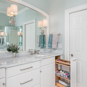 Marble Master Bathroom In North Atlanta