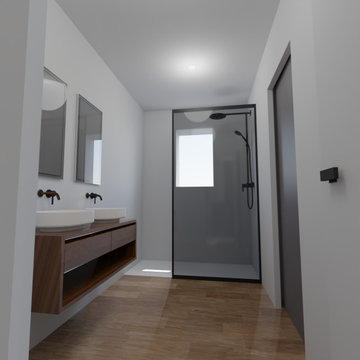 Aménagement intérieur Rendu 3D/ Photo état actuel