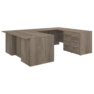 Bush Business Furniture Office 500 72W U Shaped Executive Desk with Drawers,...