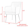 Fergo Dining Chair, Set of 2, Blush Velvet, Arm Chair, Leg: Gold