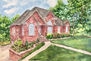 Family Home - Commissioned House Portrait