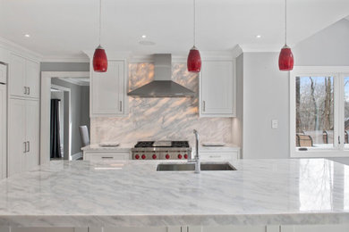 Inspiration for a contemporary kitchen remodel