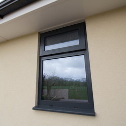 Aluminium open plan living space - Windows