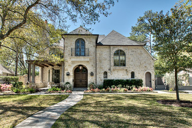 Inspiration for a traditional exterior in Houston.