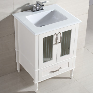 Simpli Home | Bath Vanity Top & Base Combinations