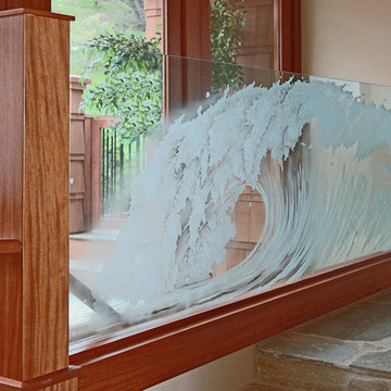Wave railing