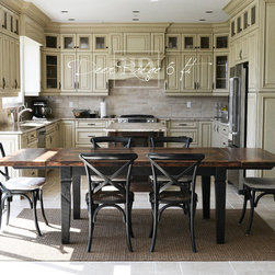 Reclaimed Wood Harvest Tables - Products