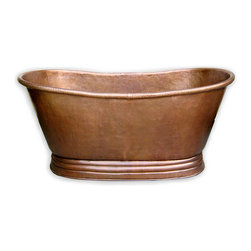 Copper Claw feet hammered Bathtub - Bathroom Products