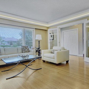Indirect Ceiling Lighting for Living Room