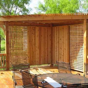 Deck Renovation and addition.  Wrap around and Corner Pergola