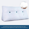 Wedge Pillow, Headboard Cushion, Reading Pillow, Dark Blue, 39x20x8