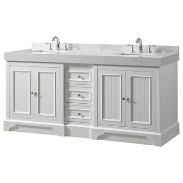 72" Exclusive Kingswood Bath Vanity, White