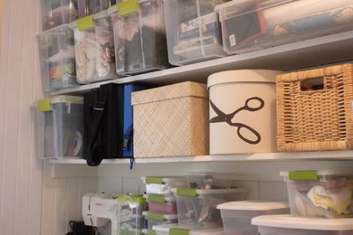 Trendy closet photo in San Francisco