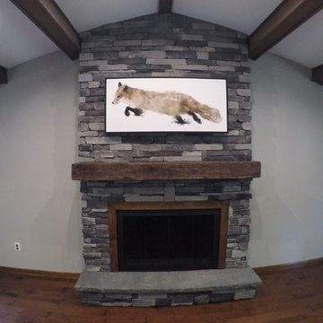 LedgeStone Fireplace