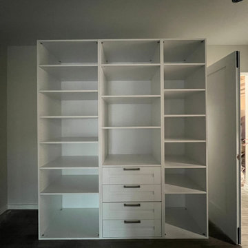 In stock wall closet ready for delivery