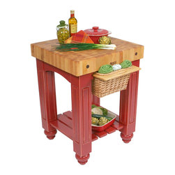 John Boos Gathering Block 25"x24"x4" - Kitchen Islands And Kitchen Carts