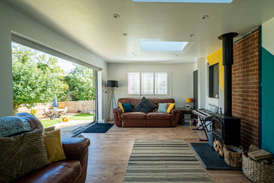 Photo of a contemporary home in Berkshire.