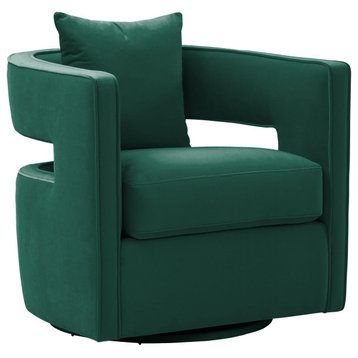 Kennedy Forest Green Swivel Chair